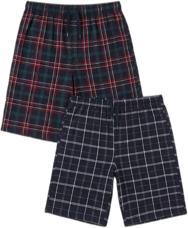 Buratti Pamuklu Regular Fit Bağlamalı Cepli 2'li Pijama Paket Şort Erkek ŞORT 6574004S2