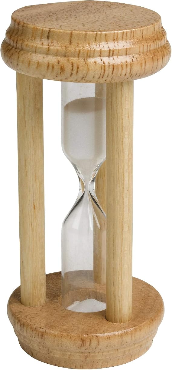 Chef Aid Traditional 3 Minute Egg Timer, Perfect gadgets for timing the cooking of Boiled Eggs, Beige