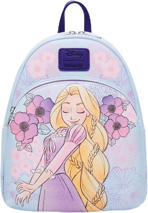 Loungefly Disney Tangled Rapunzel Pastel Flowers Mini Backpack MULTI NONE