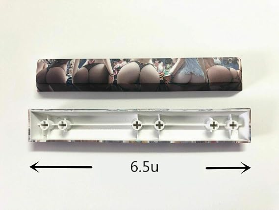 6.5u Spacebar PBT Keycap OW Dye-Sublimation Space Bar Switch Cherry Profile for Corsair Strafe K55 K63 K65 K68 RGB K70 MK.2 LUX K95 Platinum Mechanical Gaming Keyboard