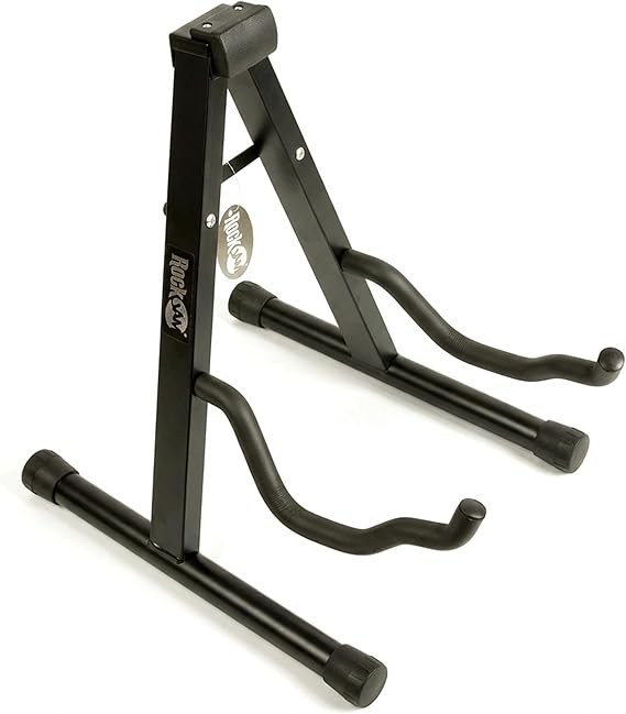 RockJam A-Frame Guitar Stand for Acoustic, Electric &amp; Bass