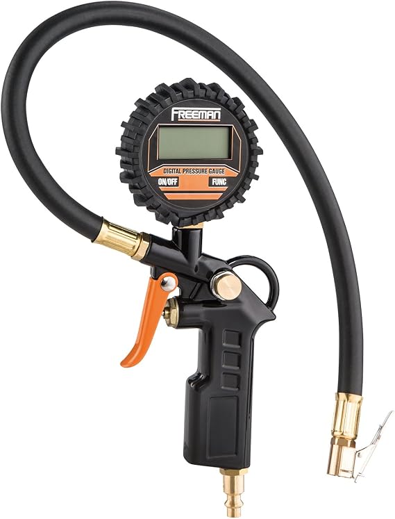 Freeman Digital Tire Inflator with LCD Pressure Gauge | FATDTI