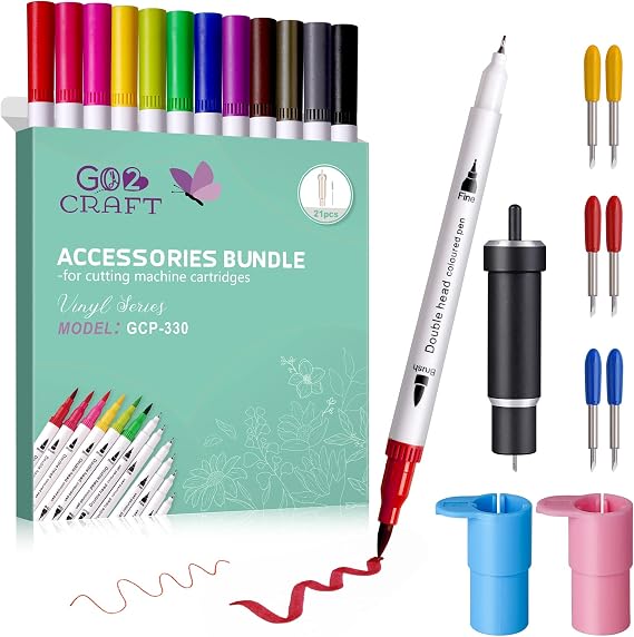 GO2CRAFT Accessories Bundle for Cricut Makers and All Explore Air