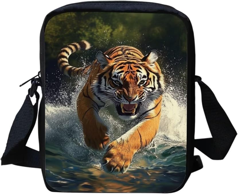 WELLFLYHOM Kids Cross Body Bags for Girls Boys Travel School Shoulder Handbag Small