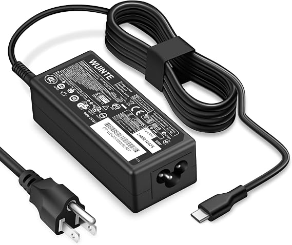 USB C Laptop Charger Compatible with Dell Laptop Chromebook Charger 65W 45W USB Type C Fast Power Adapter