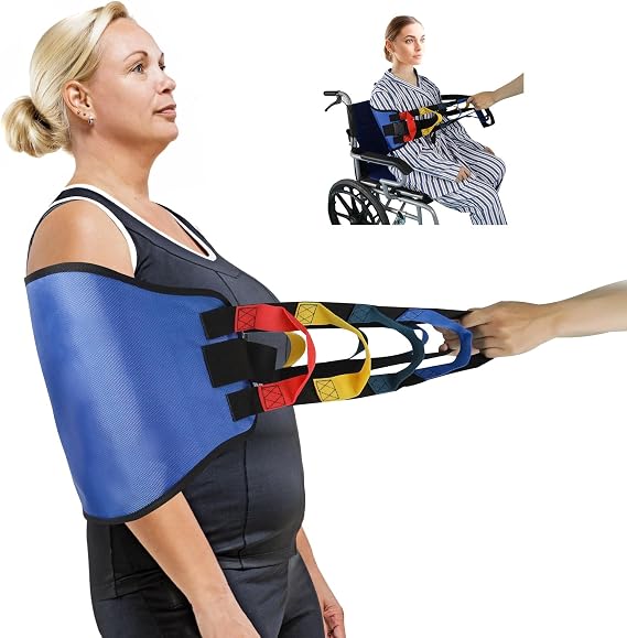Transfer Sling, Transfer Belt for Elderly, Gait Belts for Seniors, Heavy Duty Patient Lift Belt, Mobility Lifting Aid, Gait Belt with Handles for Disabled, Injured-Safely Move from Bed and Wheelchair