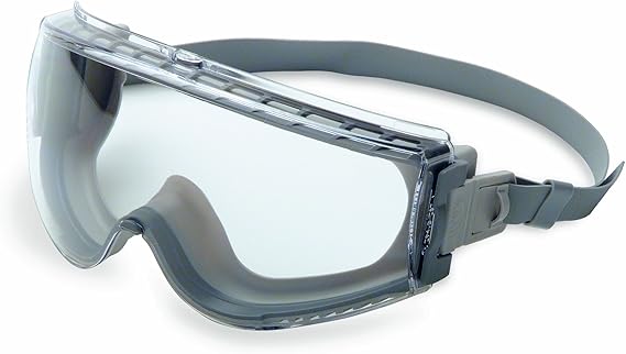 Honeywell UVEX Stealth Safety Goggles with Clear Uvextreme Anti-Fog Lens, Gray Body & Neoprene Headband (S3960C), Universal