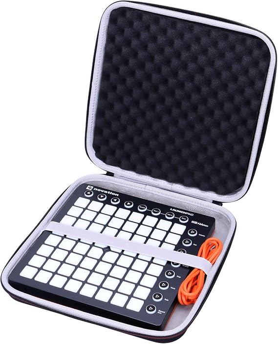 LTGEM EVA Hard Case for Novation Launchpad X Grid Controller- Travel Protective Carrying Storage Bag(Sale Case Only)