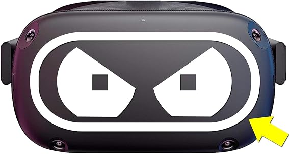 Bender Eyes Funny Vinyl Decal Fits: Oculus Quest/Rift PSVR Headset