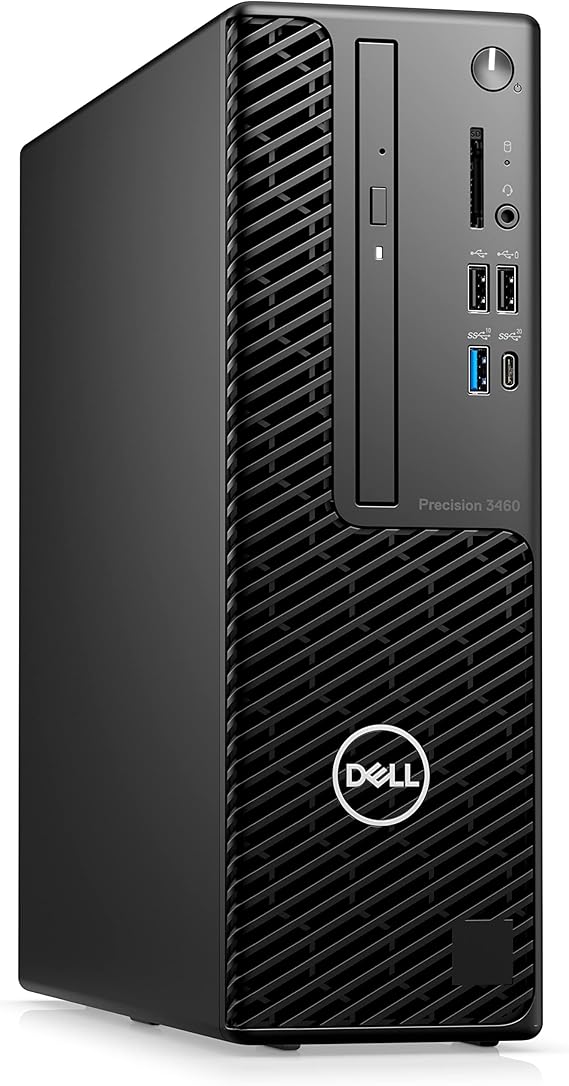 Dell Precision 3000 3460 Workstation - Intel Core i7 Dodeca-core (12 Core) i7-12700 12th Gen 2.10 GHz - 16 GB DDR5 SDRAM RAM - 512 GB SSD - Small Form Factor - Black