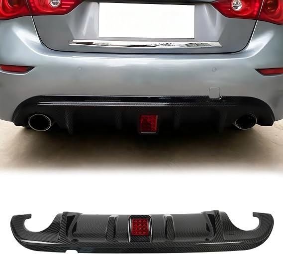 Rear Diffuser Compatible with Infiniti Q50 2014 2015 2016 2017