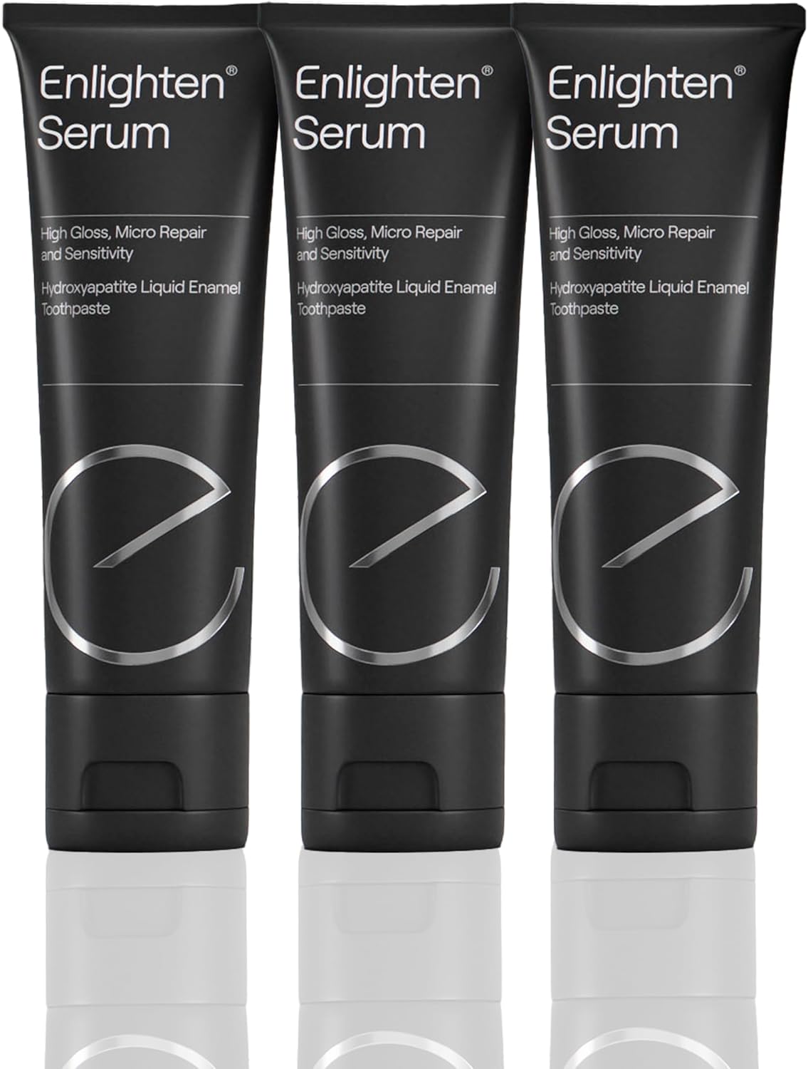 Enlighten Serum - Restorative Toothpaste for Sensitive Teeth, 75 ml - Suitable for Daily Use, Enamel Repair, Vegan Formula with Hydroxyapatite, Protection and Regeneration - 3 Pieces
