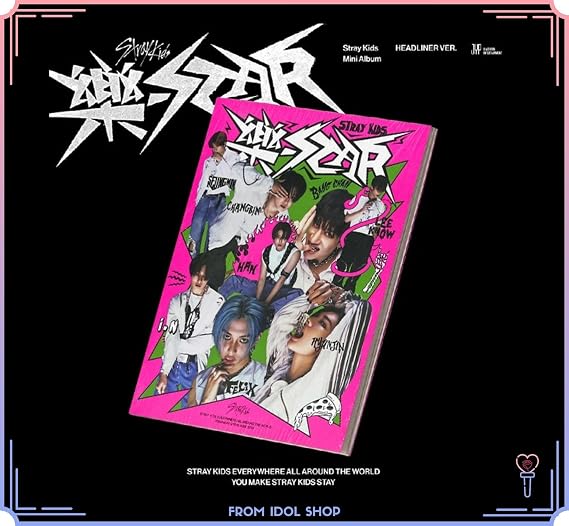 Stray Kids -STAR ROCK-STAR 8th Mini Album CD+Contents+Photocard+Tracking Sealed SKZ (HEADLINER Version)