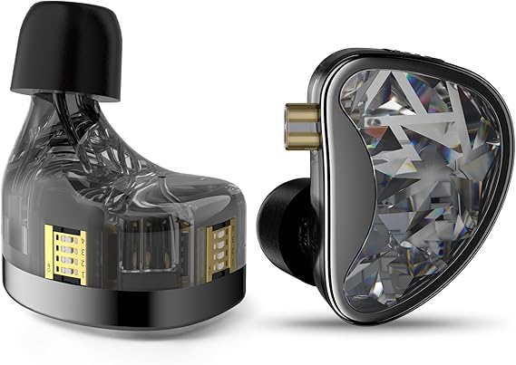 KZ AS24 12BA IEM - Tunable in-Ear Monitor for Musicians | Open soundstage, HiFi sound separation, powerful bass, detailed treble, for stage/studio/audiophile