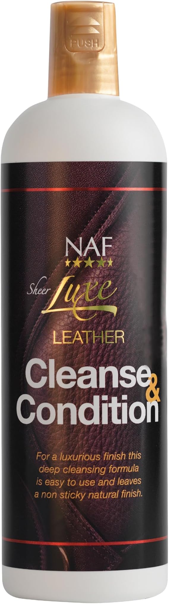 NAF Sheer Luxe Leather Cleanse & Condition 500ml
