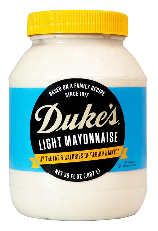 Dukes Light Mayonnaise Jar Smooth & Creamy, 30 Ounce (Pack of 1)