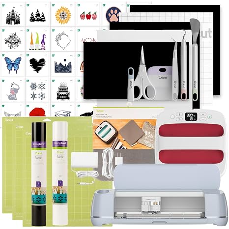 Cricut Maker 3 Smart Cutting Machine | Iron-On Starter Bundle