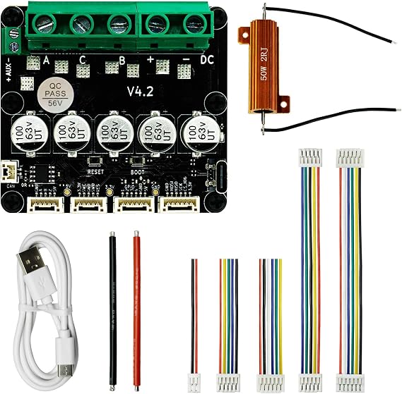 Brushless Servo Motor Controller Single Drive FOC BLDC Controller V4.2 ODESC High Current Driver Board 856V 120A