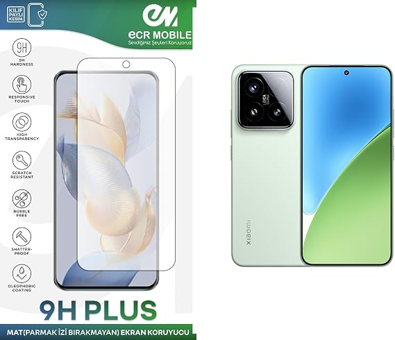 Xiaomi 15 Ekran Koruyucu MAT Parmak İzi Bırakmayan Uyumlu Esnek Nano Kırılmayan