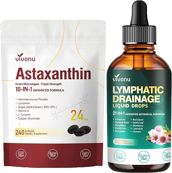 VivoNu 10 in 1 Lymphatic Drainage Supplements Drops (6)