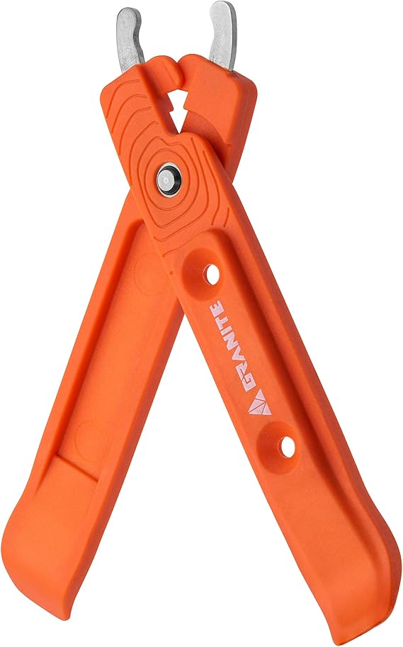 Granite Talon Bike Tire Levers with Chain Master Link Pliers (Orange)