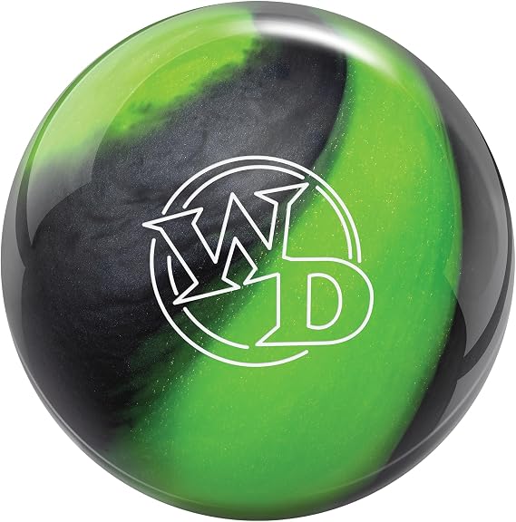 Bowlerstore Products Columbia 300 PRE-DRILLED White Dot Bowling Ball - Lime Swirl 6lbs
