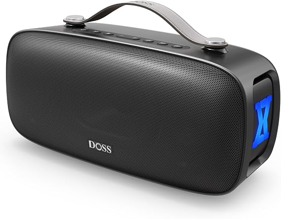 DOSS Extreme Boom Pro D300 Bluetooth Speaker, 80W Immersive Stereo Sound