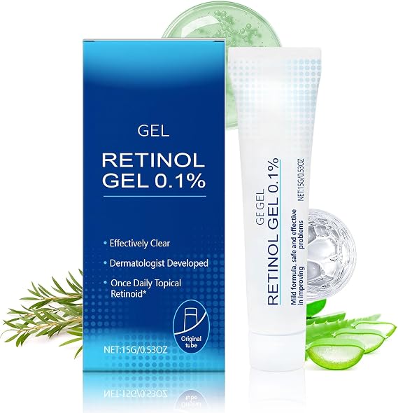Retinol Gel, Spot Cream For Acne, Blemish Cream, Anti Acne Face Creams, Control Sebum Secretion, Oil Control, Skin Soothing Gel for Face, 15g (1)