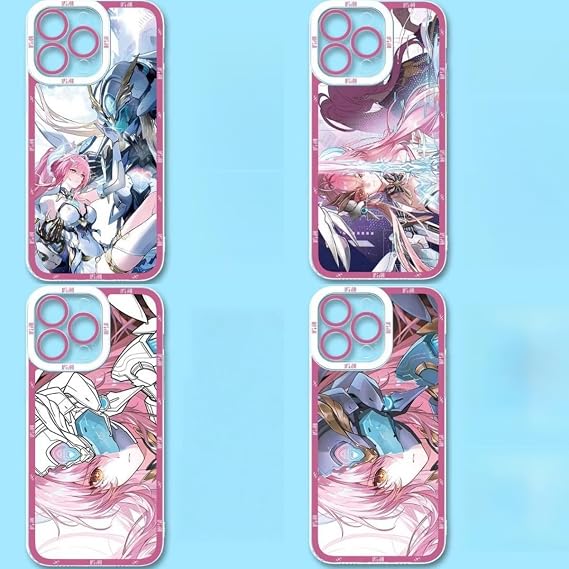 XIANIシャニ鳴潮 エイメス スマホケース Iphone17Promax適用 TPU 軟殻 アイフォンケース 保護電話カバー 携帯カバー Iphone16Pro MAX適用 軽量 可愛い 日常用 ゲームグッズ 携帯電話 Iphone15Pro適用ケース,色/A