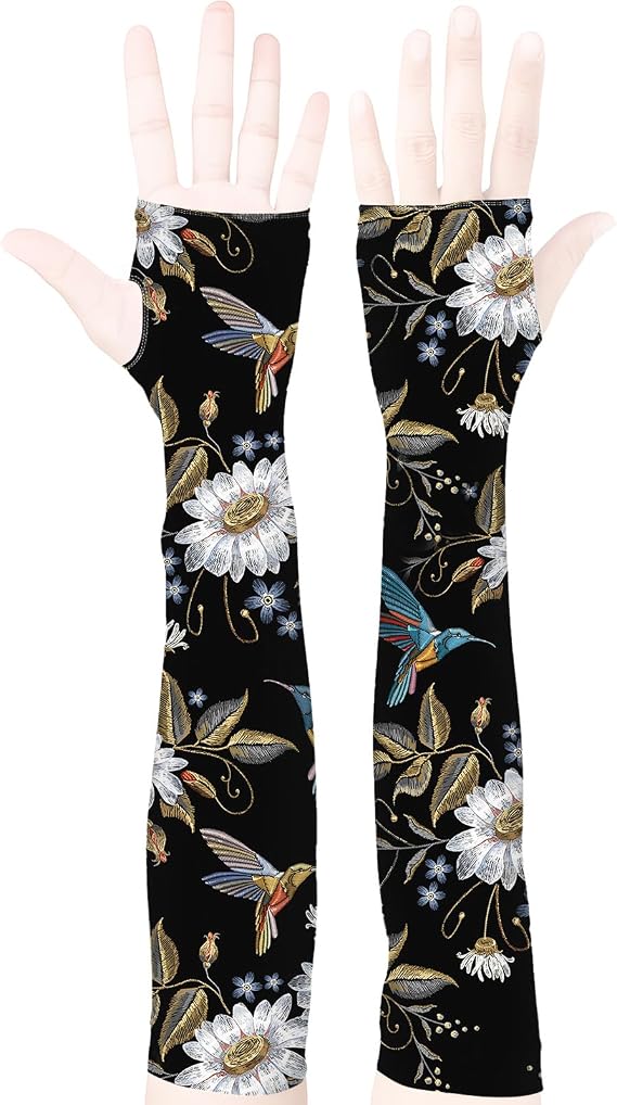 Gardening Sleeves for Women Farmers Thorn Proof Sun Protective Cooling Arm Sleeves for Garden Outdoor Sports