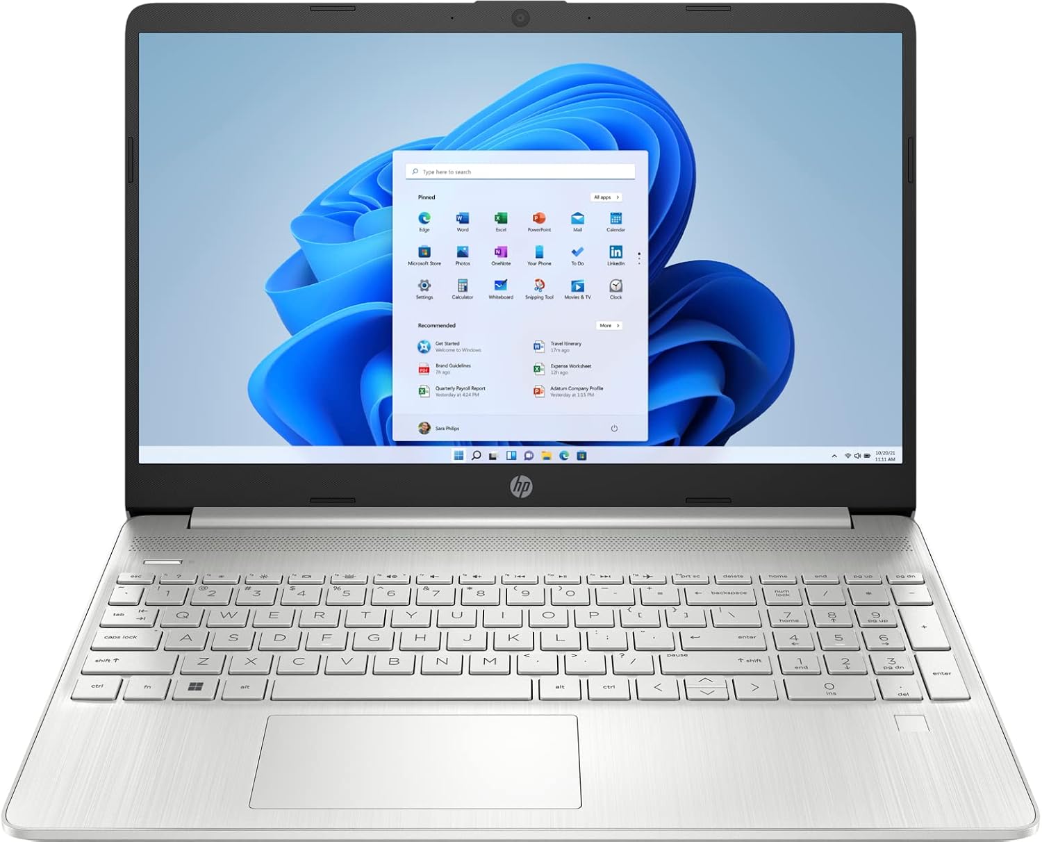 HP 2023 15.6 Inch HD Laptop, 11th Generation Intel Core Processor, 12GB RAM, 512GB SSD, Windows 11 Home in S Mode, Long Battery Life, Fast-Charge, Thin & Light Design