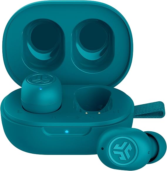 JLab JBuds Mini True Wireless Headphones - Bluetooth 20+ Hours Aqua
