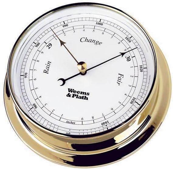 Weems & Plath Endurance Collection 085 Barometer (Brass)