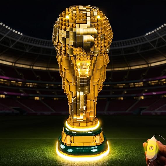 LocoLee Update Light kit Compatible with Lego FIFA World Cup Official Trophy - No Actual Model Only Lights, LED Lighting Accessories Compatible with Lego 43020 (Customized Version)