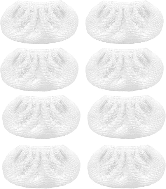 Granarbol 8 Pack Reusable Steam Mop Pads for Steam Cleaners