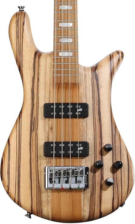 Spector Euro 4 RST Bass Guitar - Zebrawood Natural Matte