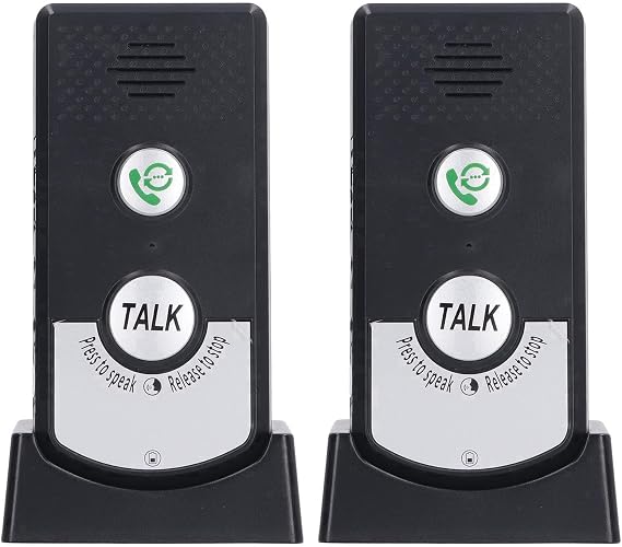 Wireless Intercom System for Home, Two Way Voice Intercom Doorbell Portable Ultra-Long Distance Room to Room Intercom Home Communication System, for Kids Elderly Office Laboratory Use