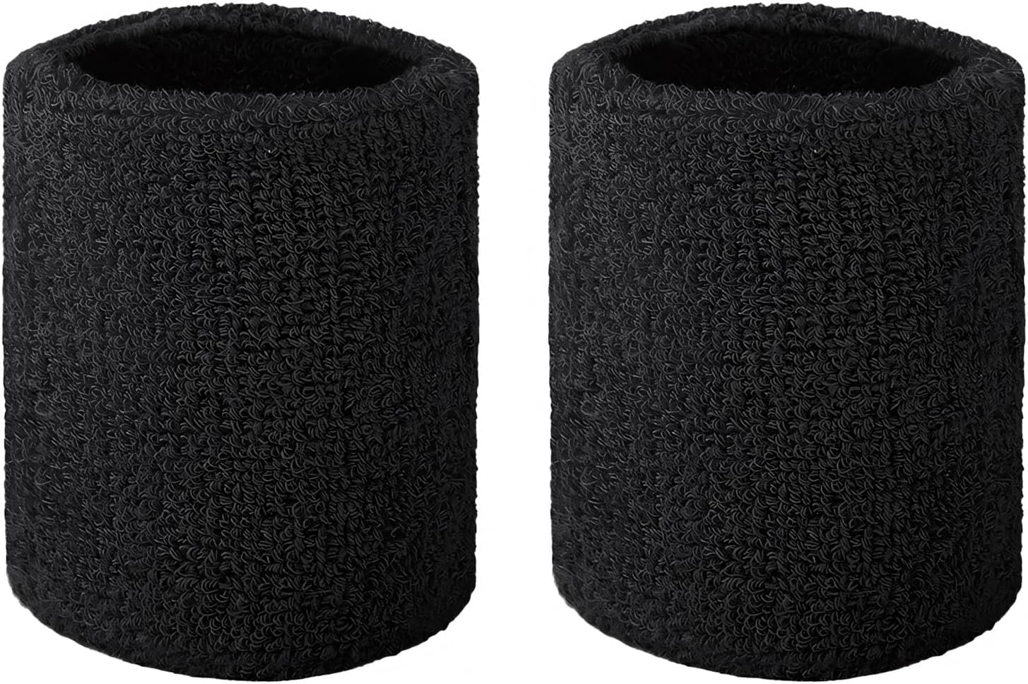 GOGO 2 PCS Terry Cloth Wristband Athletic Wrist Sweatband for Gym Sports
