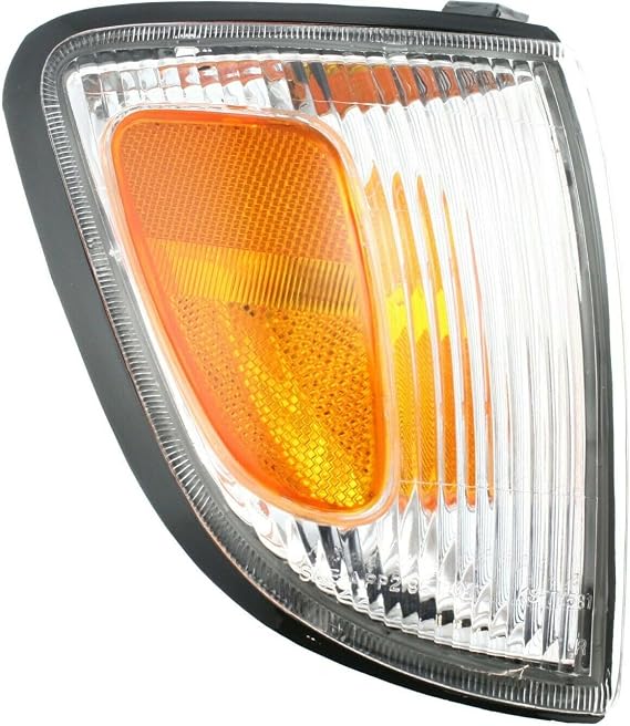 Signal Light Passenger Side Plastic Lens Clear & Amber Lens Signal Lamp Corner Light DLX Incandescent W/Bulb TO2521155 8161004050 13405188