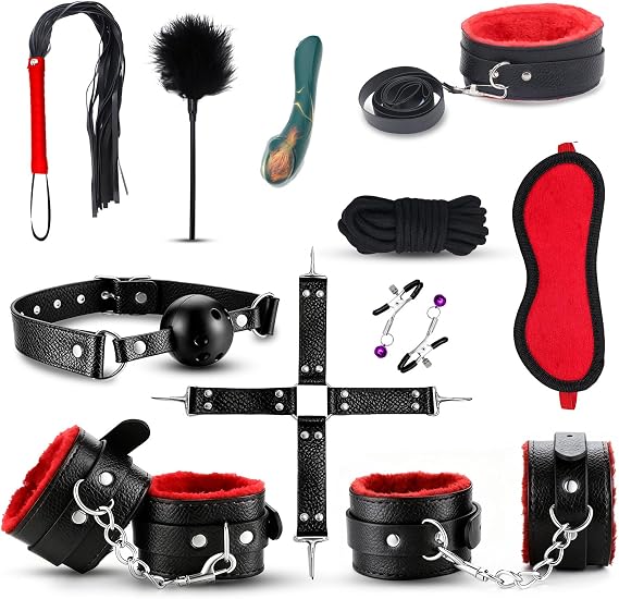 Intimacy Items for Bedroom Play,11pcs Sexy Tools Accessories Adult Tool for Couples Sx Tip up Set for Men and Women H70713
