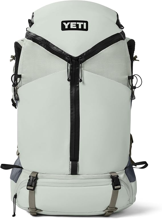 YETI Men's Skala 60L Multi-Day Pack - Lightweight Camping Backpack with AlumaLite Frame - Guardcore Nylon for Weather Resistance - Ergonomic Ventilation - RipZip Access - Ridgeline - 60L - L/XL