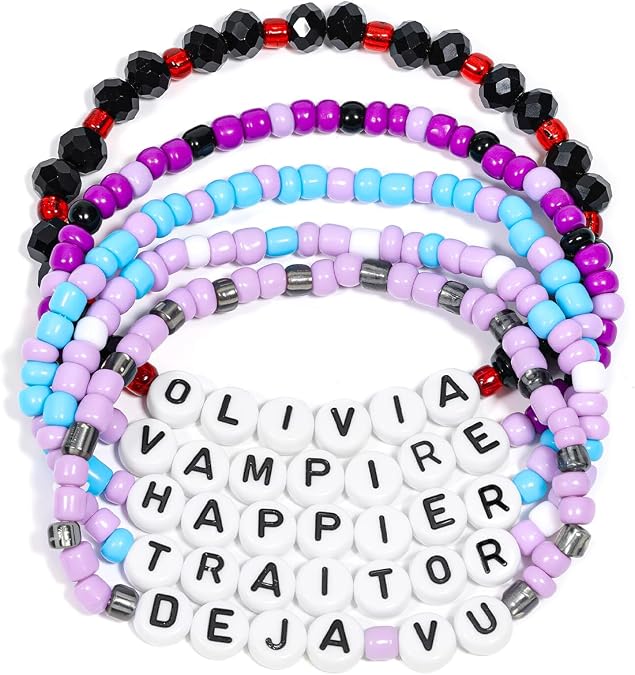 AICase for Olivia Rodrigo Merch Friendship Bracelets Set, Concert Outfits