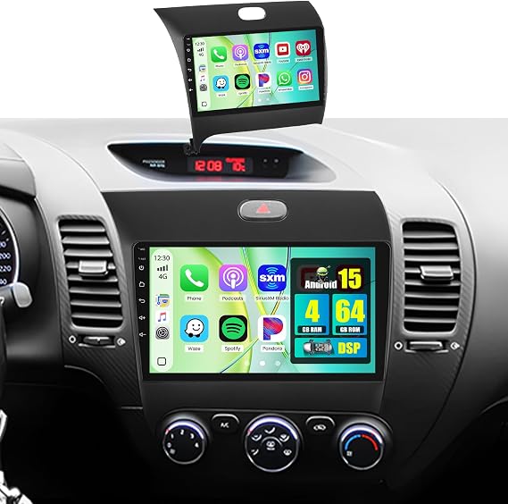 4+64G 10'' Android 15 Car Stereo for Kia Cerato K3 Forte 2013-2018