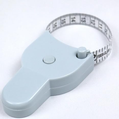 Body Measurement Tape - 60 Inch Double Sided Scale, Self Retracting Tape Measure for Tailor Fitness Triple Measurement(Light Green)