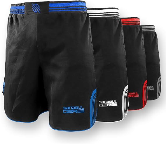 Sanabul Core MMA Shorts for Men, Boxing No Gi Jiu Jitsu Grappling BJJ Shorts
