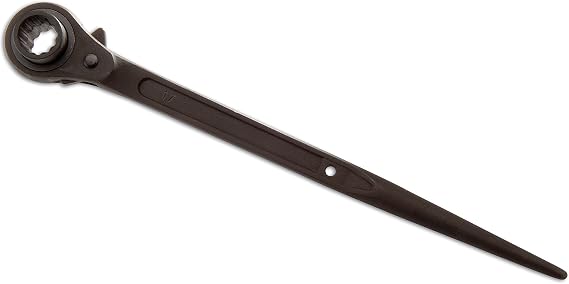 Laser 0178 Ratchet Podger Spanner 30mm X 36mm, Black,chrome