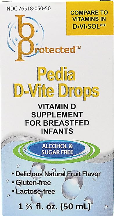 Pedia Vitamin D-Vite Drops 1 2/3 fl Ounce Liquid