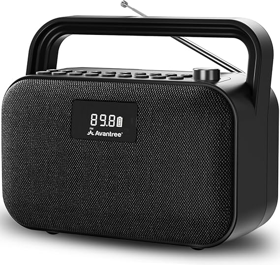 Avantree PowerByte - Portable FM Radio with 30W Stereo Bluetooth Speaker