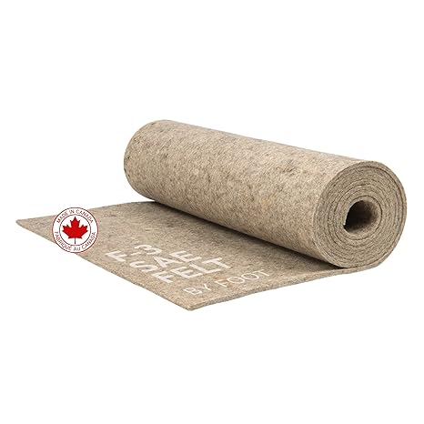 The Felt Store F-3 Industrial Felt 60 Inch Wide x 1 Foot Long x 1 Inch Thick SAE Pressed Felt for Automotive, Construction, Machinery Components