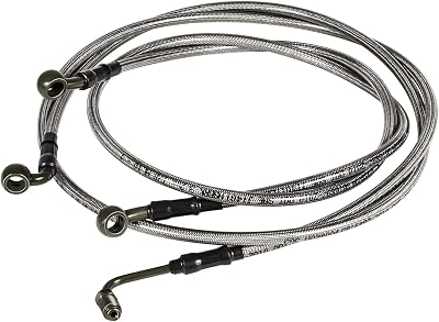 1068 Extended Front & Rear Brake Lines for Polaris RZR 800  S 8004 800  XP 900570  XP 4 900
